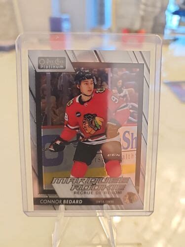 2023 24 O PEE CHEE PLATINUM MARQUEE ROOKIE CONNOR BEDARD CHICAGO