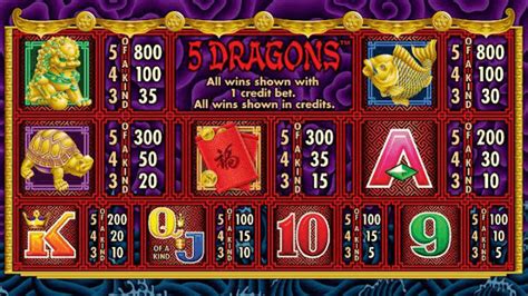 5 Dragons Slot Machine Download - Play Free Online Casino Game