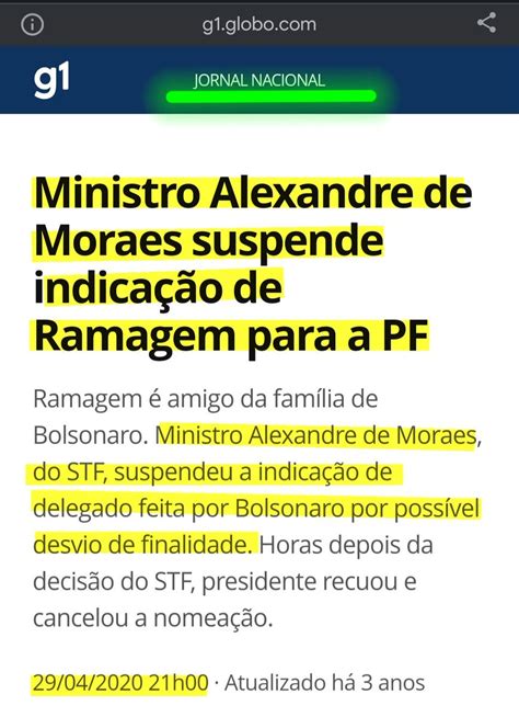 On Twitter Alexandre De Moraes Tem Liminar Que Impede