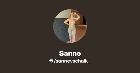 Sanne Instagram TikTok Linktree