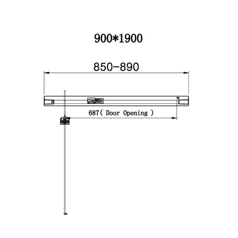 900mm Square Hinged Shower Enclosure With Shower Tray Carina Better