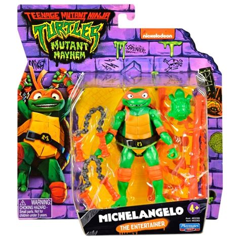 Teenage Mutant Ninja Turtles Mutant Mayhem Basic Figure Michelangelo Smyths Toys Uk