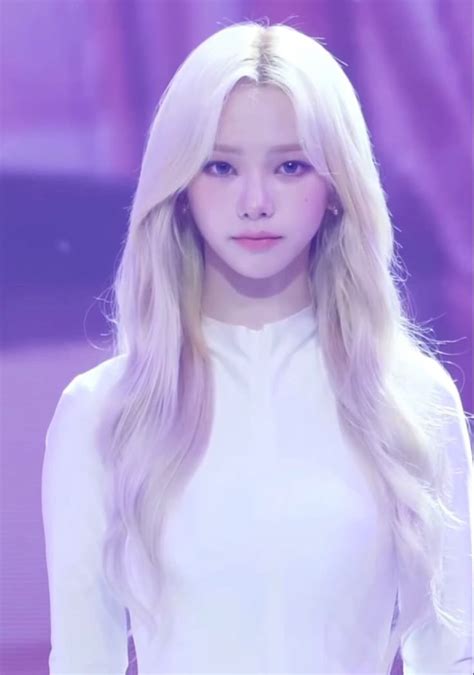 Aespa Karina Tan Skin Blonde Hair Blonde Hair Blonde Hair With Bangs