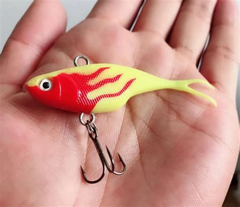 Fishing Lure 9 3g 6 5cm Artificial Fake Bait Fishing Wobblers Silicone