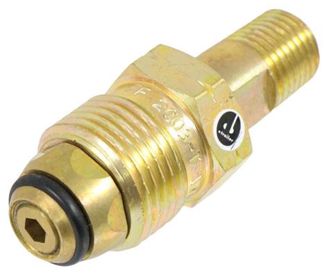 Propane Tank Connector Fitting Soft Nose Pol X 1 4 Male Npt Jr Products Propane Fittings