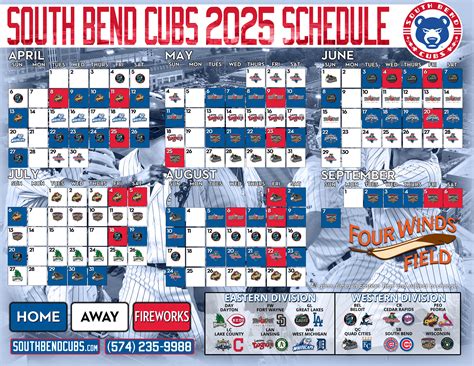 South Bend Cubs Release 2025 Schedule | MiLB.com