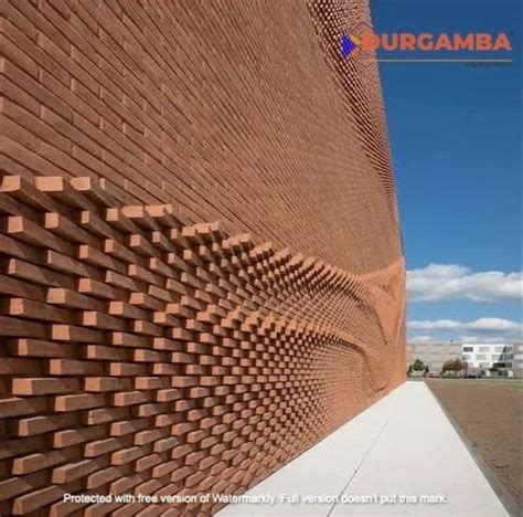 Exposed Clay Perforated Bricks 3 Holes 35mm 9x3 Facing PF 15 At Rs