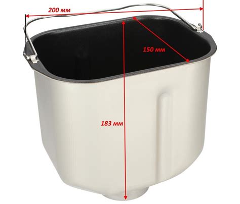 Ведро для хлебопечки Moulinex, Tefal OW310130, PF310150, SS-986062 ...