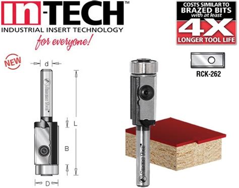 Insert Flush Trim Router Bit Amanatool Rc 47014 Industrial Grade Cutter