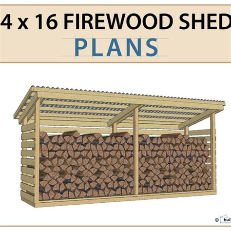 Cord Attached Wood Shed Plans X Etsy