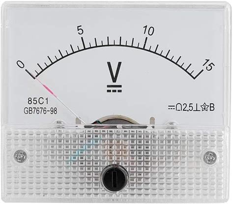 Analog Panel Dc Current Voltmeter Analog Volt Panel Meter Ammeter Current Panel Voltage Gauge