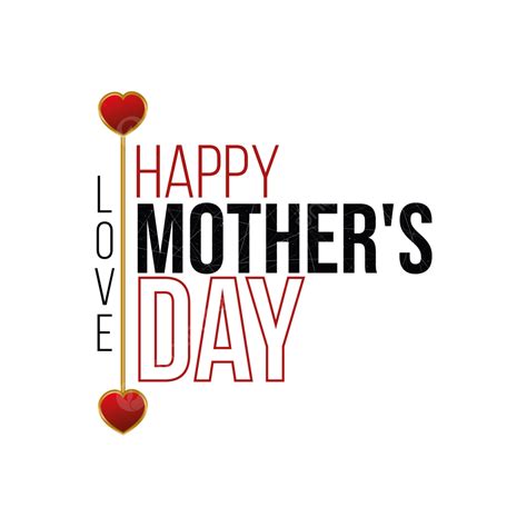 Happy Mothers Day Text Lettering Happy Mother S Day Holiday Happy