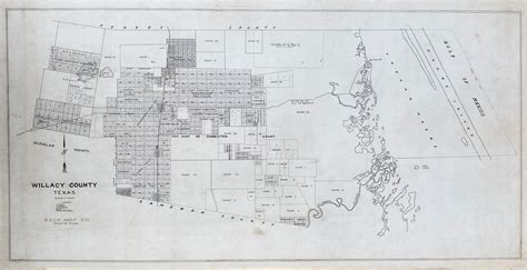 Texas County Maps 1870s-1910 - "Willacy County" - #3071 | Texas Art ...