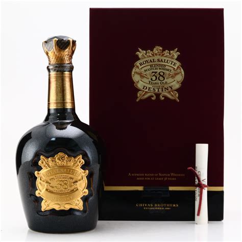 Chivas Royal Salute 38 Year Old Stone Of Destiny Whisky Auctioneer