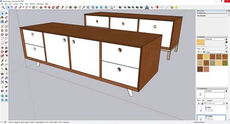 SketchUp para Design de mobiliário 9 Aplicar materiais Ibercad