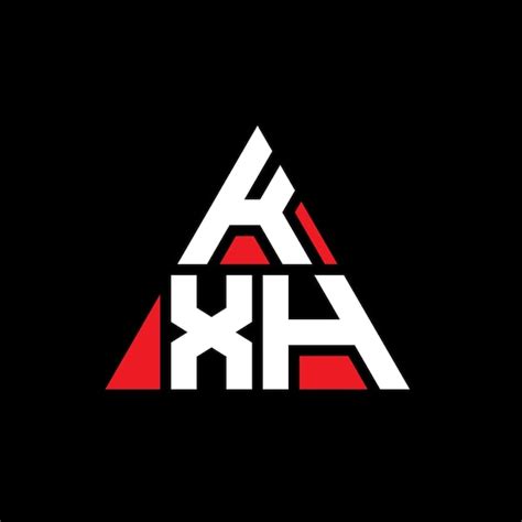 Desenho De Logotipo De Letra Triangular Kxh Forma De Tri Ngulo Kxh