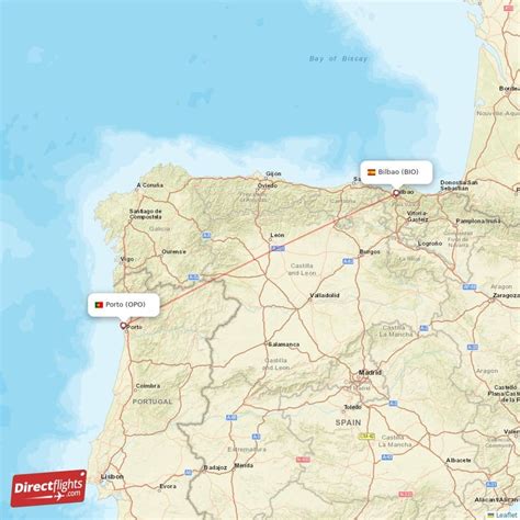 Direct Flights From Bilbao To Porto Bio To Opo Non Stop