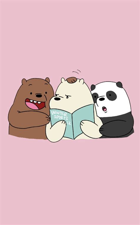 Panda Panpan Polar Bear Ice Bear Grizzly Bear Grizz We Bare