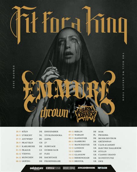 Fit For A King Tour Tickets Jetzt Auf Morecore De