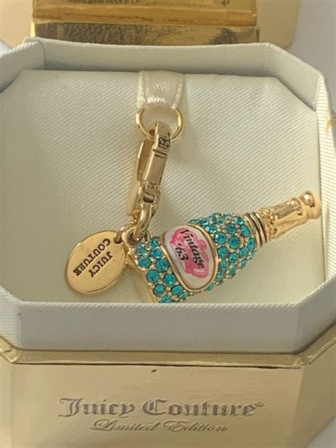 Brand New Juicy Couture Vintage Champagne Brut Bracel Gem