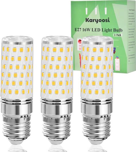 Karyoosi E27 LED Corn Bulbs E27 LED Light Bulb 16W 1600LM Equivalent