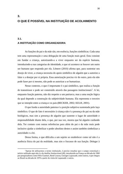 PDF 3 O QUE É POSSÍVEL NA INSTITUIÇÃO DE ACOLHIMENTO teórico