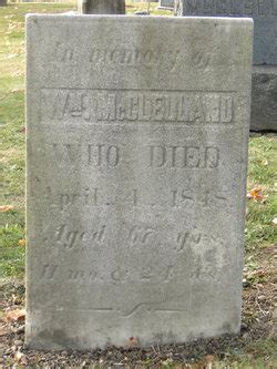 William Dennie Mcclelland Memorial Find A Grave