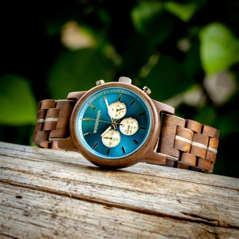 Reloj Articulado De Madera En Dos Colores Kumasi 44mm Woodenson