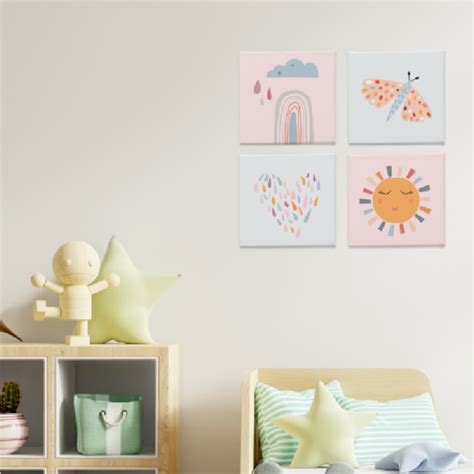 Motistore Set De Cuadros Canvas Sunshine