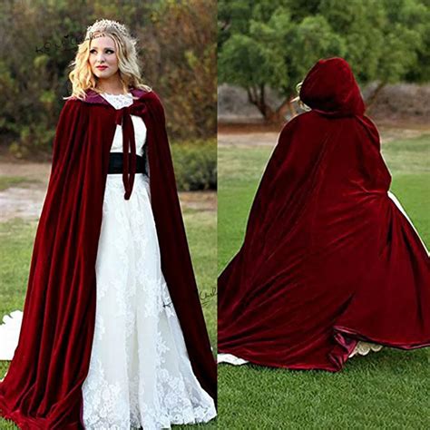 Buy Christmas Red Velvet Winter Women Wrap Cape Fur