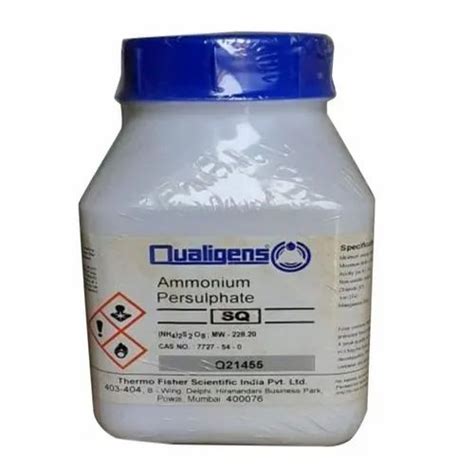 Qualigens Q21455 Ammonium Persulphate Packaging Size 500g At Rs 150