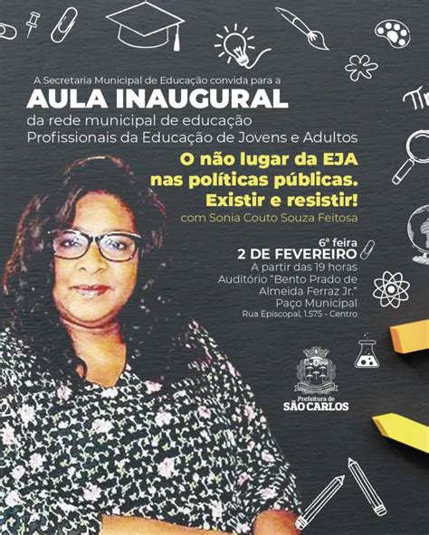 Aula Inaugural Eja Secretaria Municipal De Educa O De S O