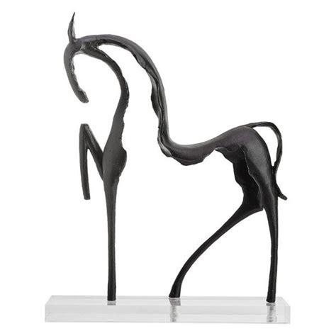 Black Horse Abstract Sculpture | Liang & Eimil Equus - Contemporary ...