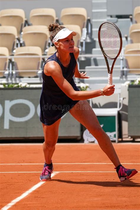 Professional Tennis Player Veronika Kudermetova of Russia in Action ...