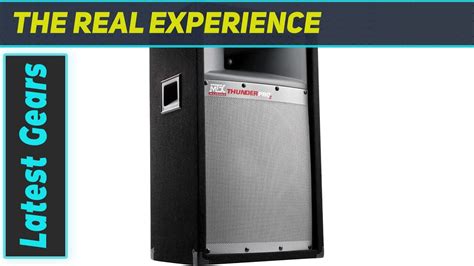 Mtx Tp1200 Audio Thunderpro Ii 2 Way Professional Loudspeaker Review Youtube