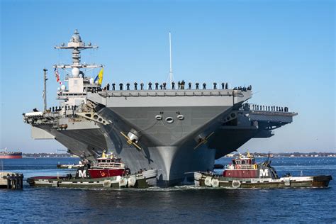 USS Gerald R. Ford returns to Naval Station Norfolk - The Maritime Post