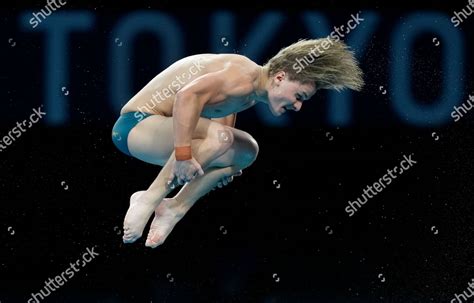 Cassiel Rousseau Australia Competes Mens Diving Editorial Stock Photo