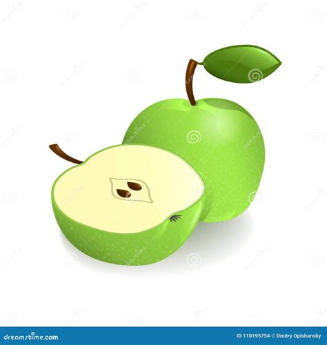 Icono De La Comida De Apple Sistema Del Vector Ilustraci N Del Vector