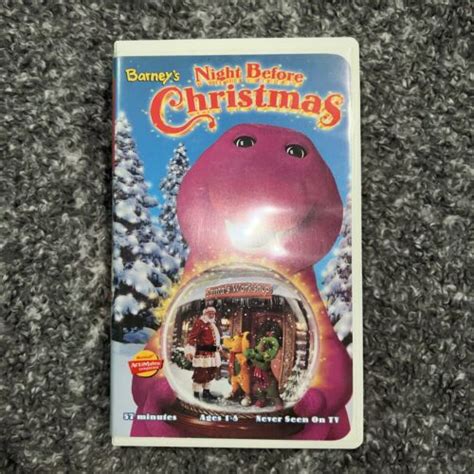 Barneys Night Before Christmas Vhs 1999 45986020345 Ebay