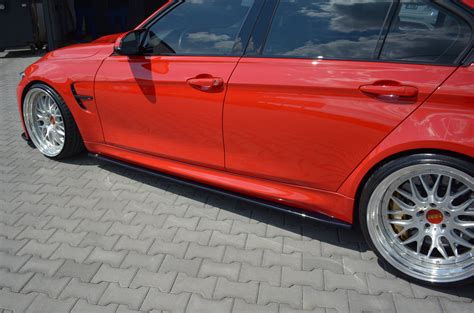 Side Skirts Diffusers V 1 Bmw M3 F80 Carbon Look Our Offer Bmw Seria M3 F80 Maxton Design