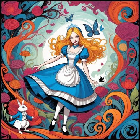 characters  alice  wonderland  burning man prompts stable