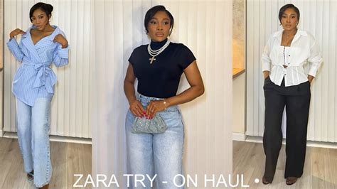 Huge ZARA Haul Try On H M Mango And Ysl Per Spring Summer Edition