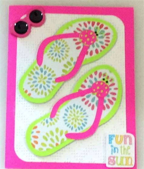 Flip Flop Fun In The Sun Flip Flop Cards Stamping Up Fun