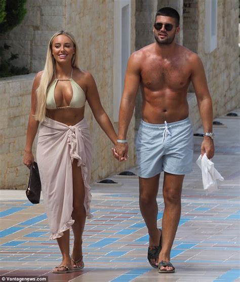 Towie S Amber Turner Flaunts Her Ample Assets In Gold Bikini Daily