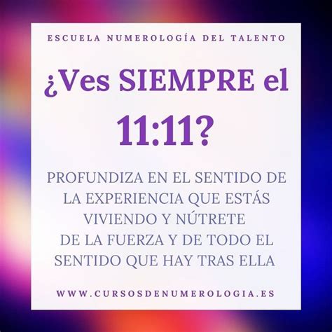 Qué significa ver SIEMPRE el Número 11 11 Cursos De Numerologia