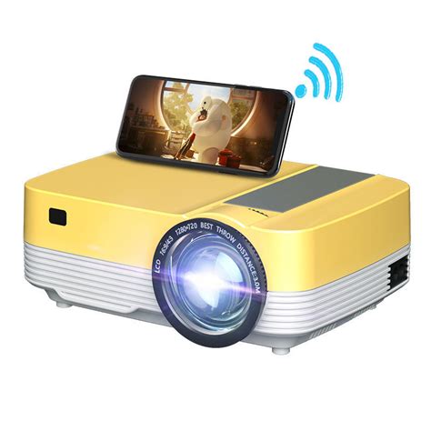 Mini Pocket Projector Native 1280720p Hd Support 1080p Hdmi Av Vga