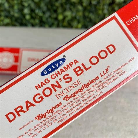 Incenso Massala Satya Dragon Blood Shopee Brasil