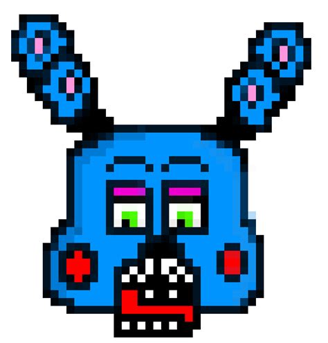 Toy Bonnie Pixel Art That I Made To Commemorate My Cake Day R