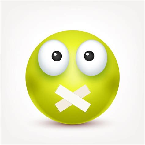 Emoji Cara Verde Con Emociones Emoji Realista Triste O Feliz Emoticon