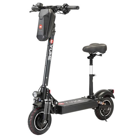 Foldable Electric Scooter with Seat for Adults ⋆ OutdoorFull.com